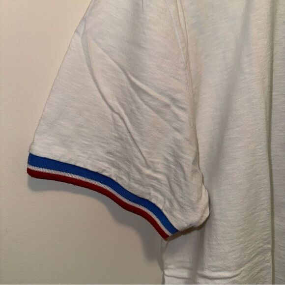 American Eagle Outfitters Men's White Slim Fit Polo T-Shirt - Picture 7 of 11